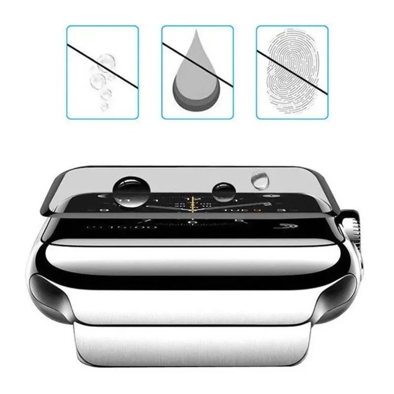 Screen Protector For Apple Watch Series 9-8-7-6 5 4 Se ultra-2 49mm 41mm 45mm 40mm 44mm 3D (Not Tempered Glass) Film Accessories