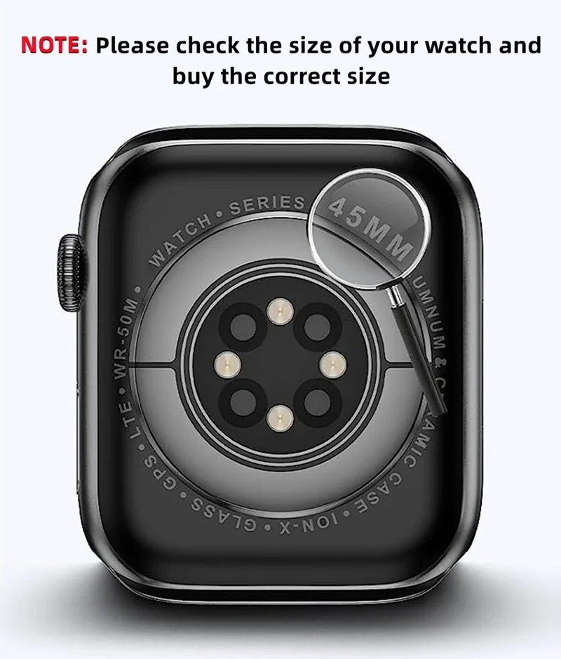 Screen Protector For Apple Watch Series 9-8-7-6 5 4 Se ultra-2 49mm 41mm 45mm 40mm 44mm 3D (Not Tempered Glass) Film Accessories