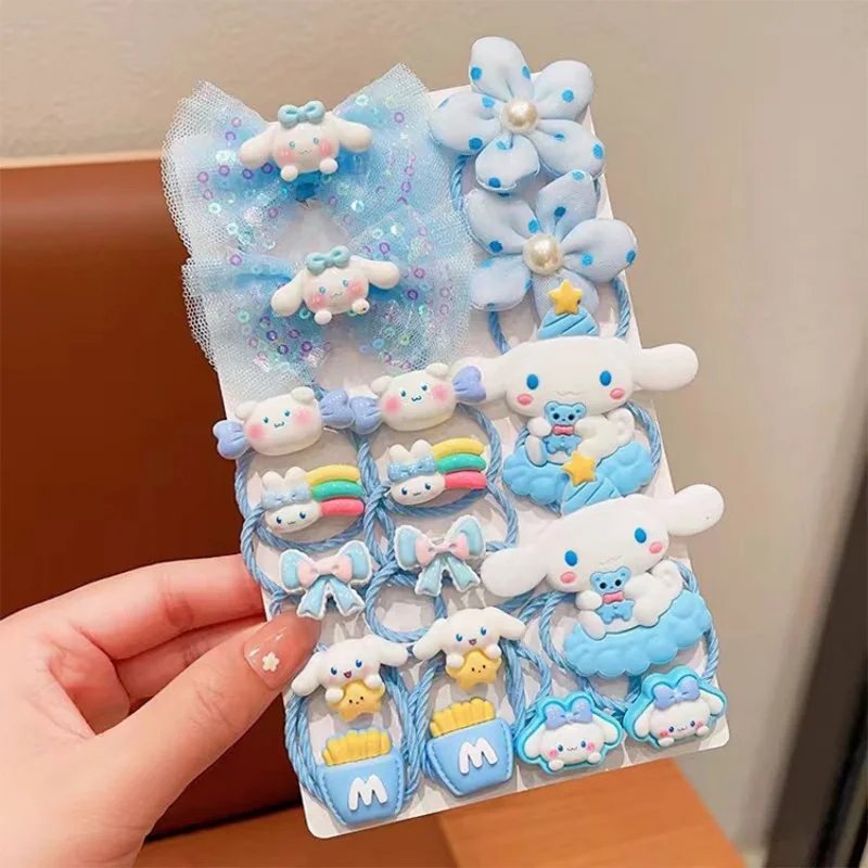 Cute Kuromi rubber band does not harm hair, has good elasticity, baby headband, little girl ties hair with hair loops Cute Kuromi rubber band does not harm hair, has good elasticity, baby headband, little girl ties hair with hair loops