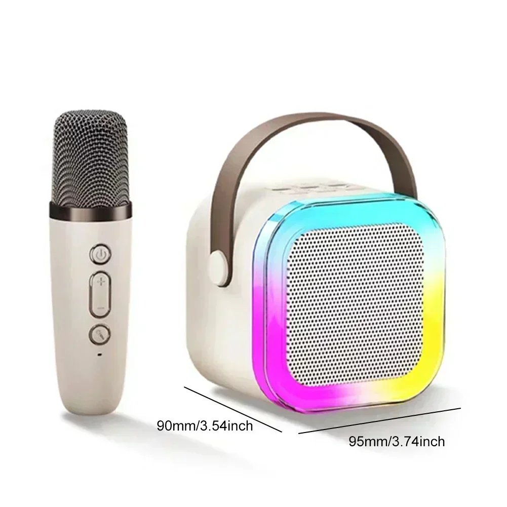 K12 Bluetooth Karaoke Machine Portable 5.3 PA Speaker System with 1-2 Wireless Microphones Home Family Singing Children’s Gifts K12 Bluetooth Karaoke Machine Portable 5.3 PA Speaker System with 1-2 Wireless Microphones Home Family Singing Children's Gifts