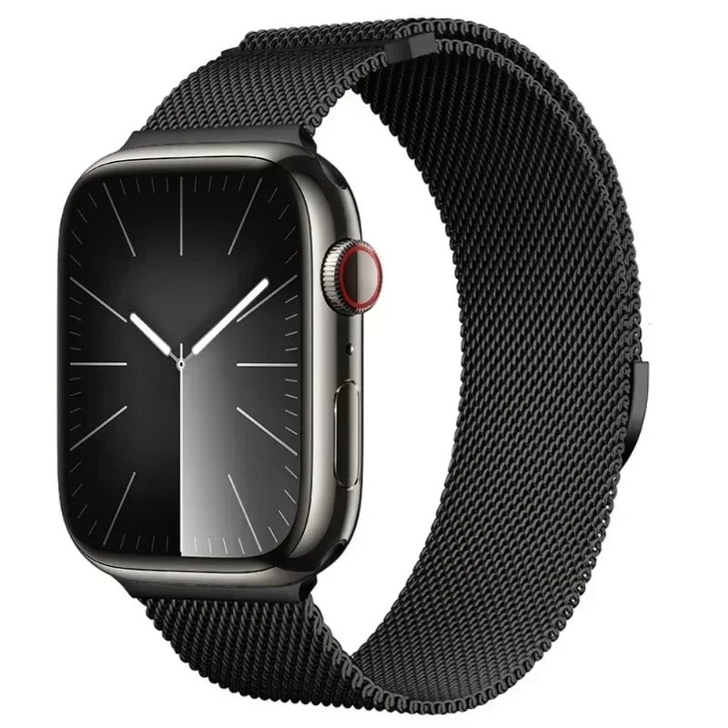 Milanese Strap For Apple Watch Band Ultra 2 49mm 44mm 40mm 45mm 41mm 38mm 44mm Bracelet F or iWatch Series 9 3 6 5 SE 7 8 Strap