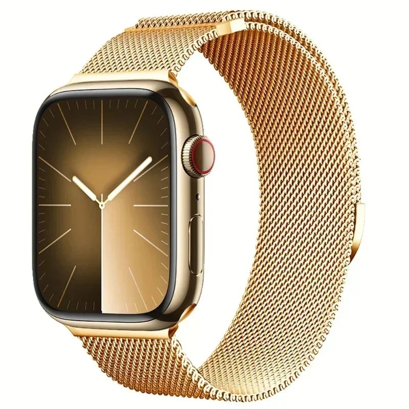 Milanese Strap For Apple Watch Band Ultra 2 49mm 44mm 40mm 45mm 41mm 38mm 44mm Bracelet F or iWatch Series 9 3 6 5 SE 7 8 Strap