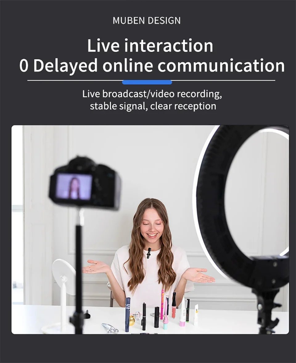 K9 Bluetooth wireless microphone portable, audio, video, static, suitable for iPhone outdoor live streaming gaming phone Type-c