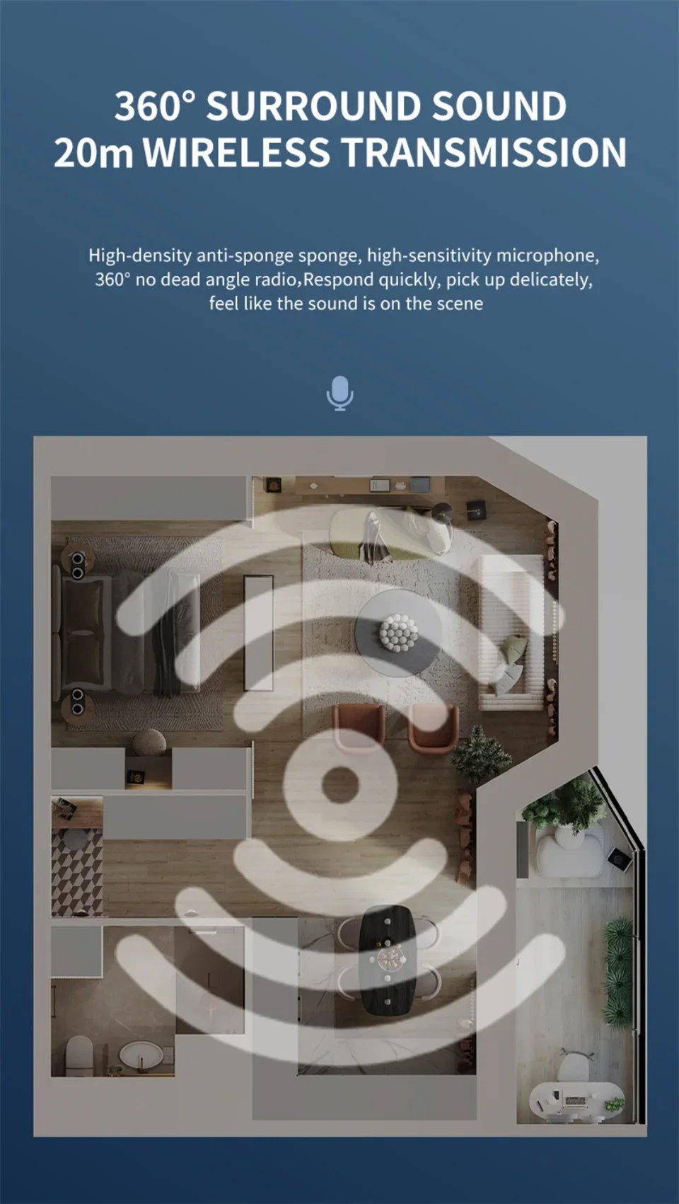 K9 Bluetooth wireless microphone portable, audio, video, static, suitable for iPhone outdoor live streaming gaming phone Type-c