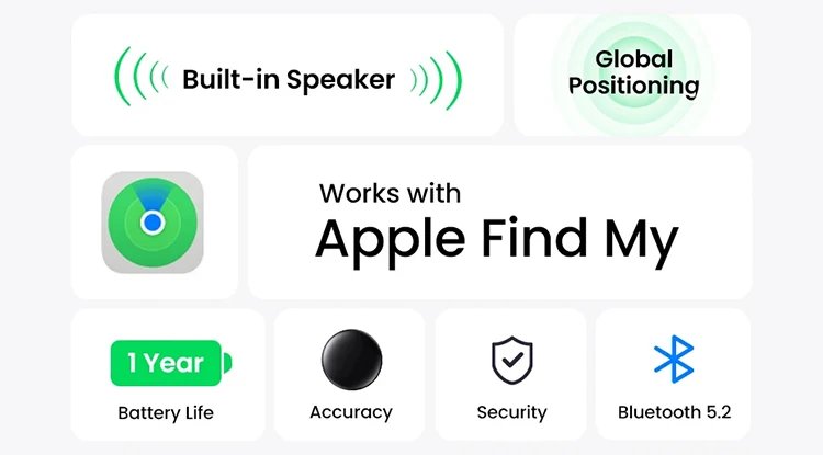 4/3/2/1 Pack Anti-lose Tracker for Apple Airtag Replacemen via Find My Bluetooth GPS Tracker For Luggage IOS MFi Key Finder