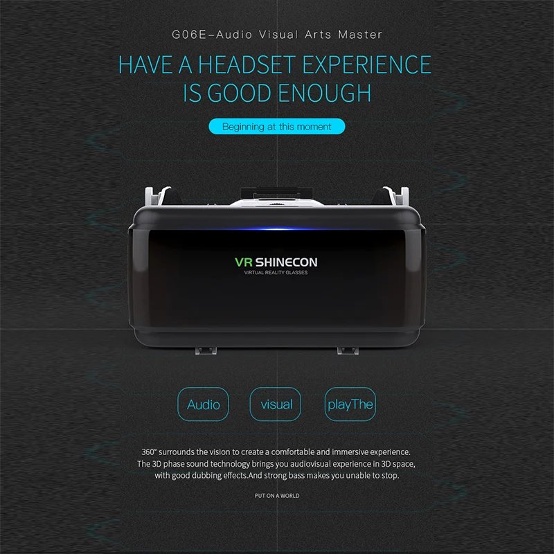 VR Shinecon Casque Helmet 3D Glasses Virtual Reality Augmented For iPhone Android Smartphone Smart Phone Goggle Mobile Viar Game VR Shinecon Casque Helmet 3D Glasses Virtual Reality Augmented For iPhone Android Smartphone Smart Phone Goggle Mobile Viar Game
