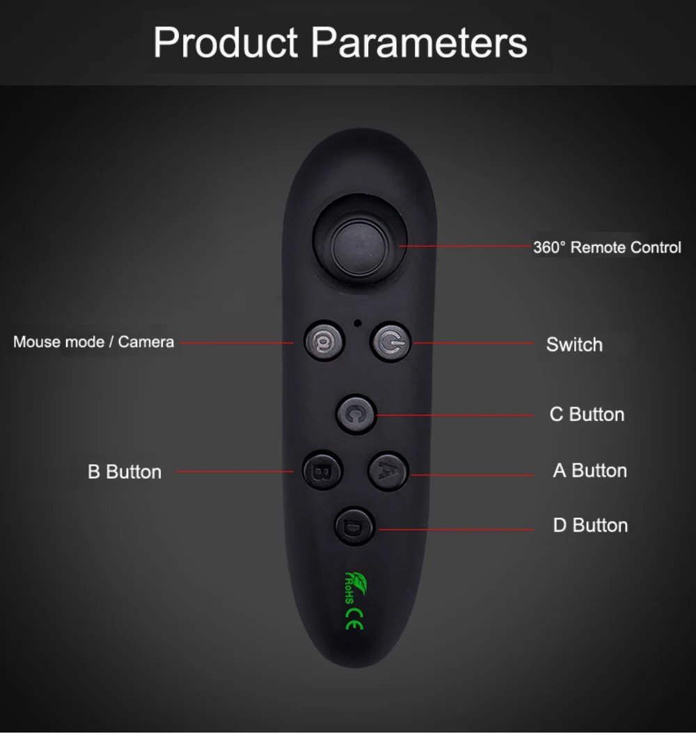 VR Shinecon Casque Helmet 3D Glasses Virtual Reality Augmented For iPhone Android Smartphone Smart Phone Goggle Mobile Viar Game