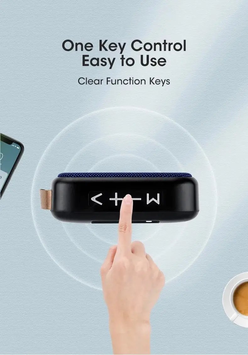 New Wireless  Speaker Outdoor Portable Subwoofer Mini Speaker Home Cloth Card Speaker