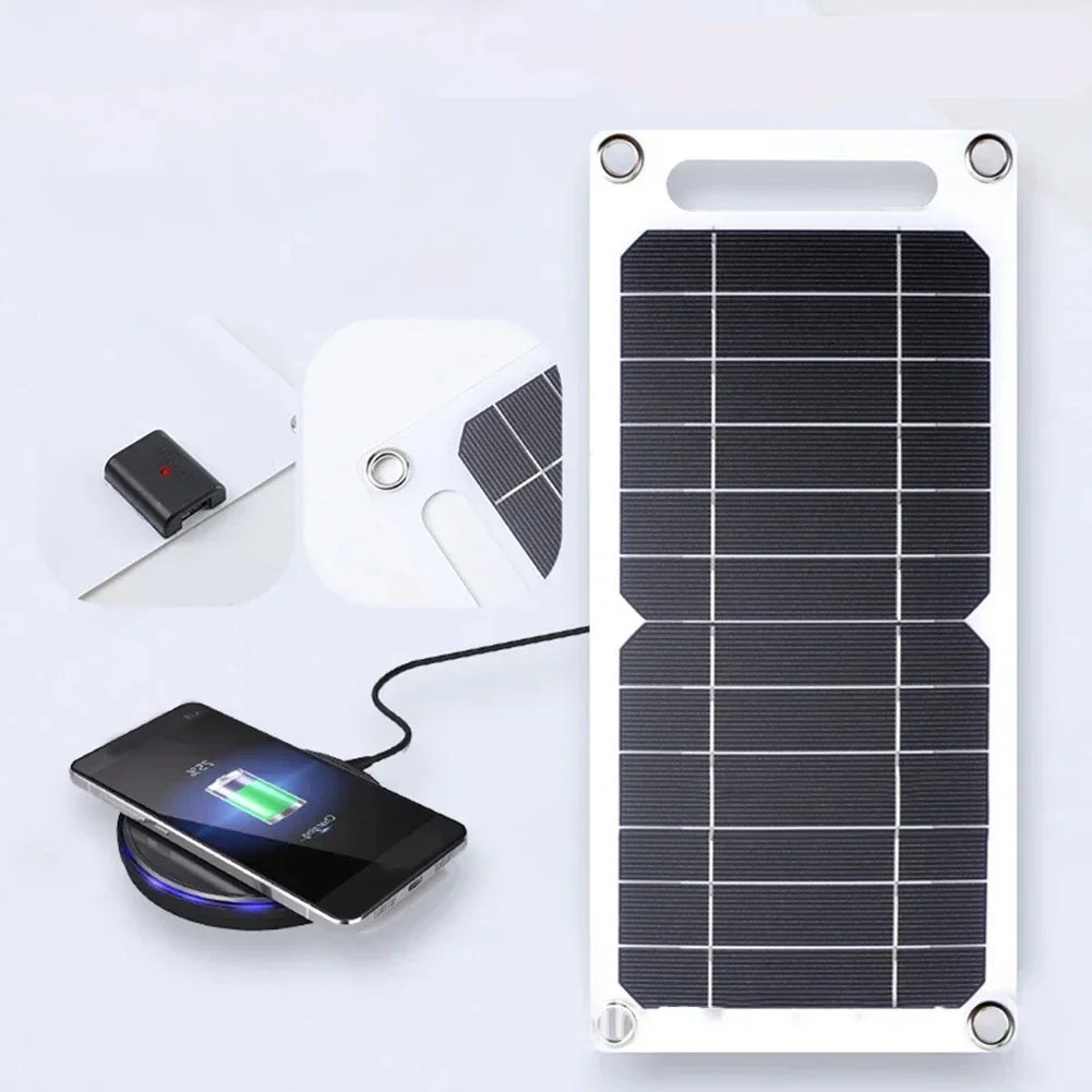 35W Sunpower Portable Solar Panel 5V Solar Plate WithUSB Safe Stabilize Charger ForPower Bank Phone Outdoor Camping Home RV Gift