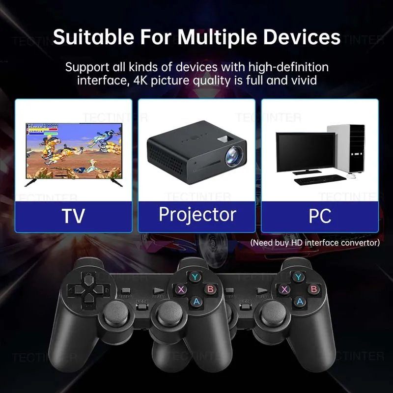 Video Game Console Built-in 20000 Games Wireless Controller TV Game Stick 4K HD Retro Mini Handheld Game Player Video Game Console Built-in 20000 Games Wireless Controller TV Game Stick 4K HD Retro Mini Handheld Game Player