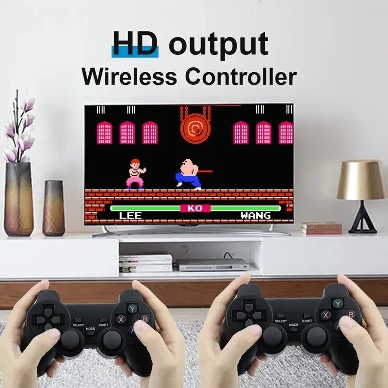 Video Game Console Built-in 20000 Games Wireless Controller TV Game Stick 4K HD Retro Mini Handheld Game Player Video Game Console Built-in 20000 Games Wireless Controller TV Game Stick 4K HD Retro Mini Handheld Game Player