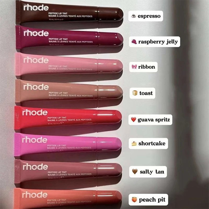 Rhode Makeup Toast New Cheek Blush Cream Blusher Stick Lip Gloss Phone Case For iPhone INS SALTY TAN Raspberry Espresso Lipstick