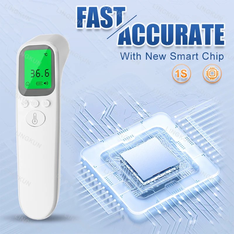 Medical Digital Infrared Thermometer Quick Temperature Measurement Medical Handheld Body Forehead Non-contact Thermometer
