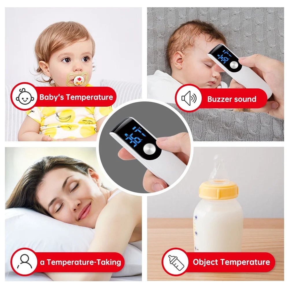 Medical Digital Infrared Thermometer Quick Temperature Measurement Medical Handheld Body Forehead Non-contact Thermometer