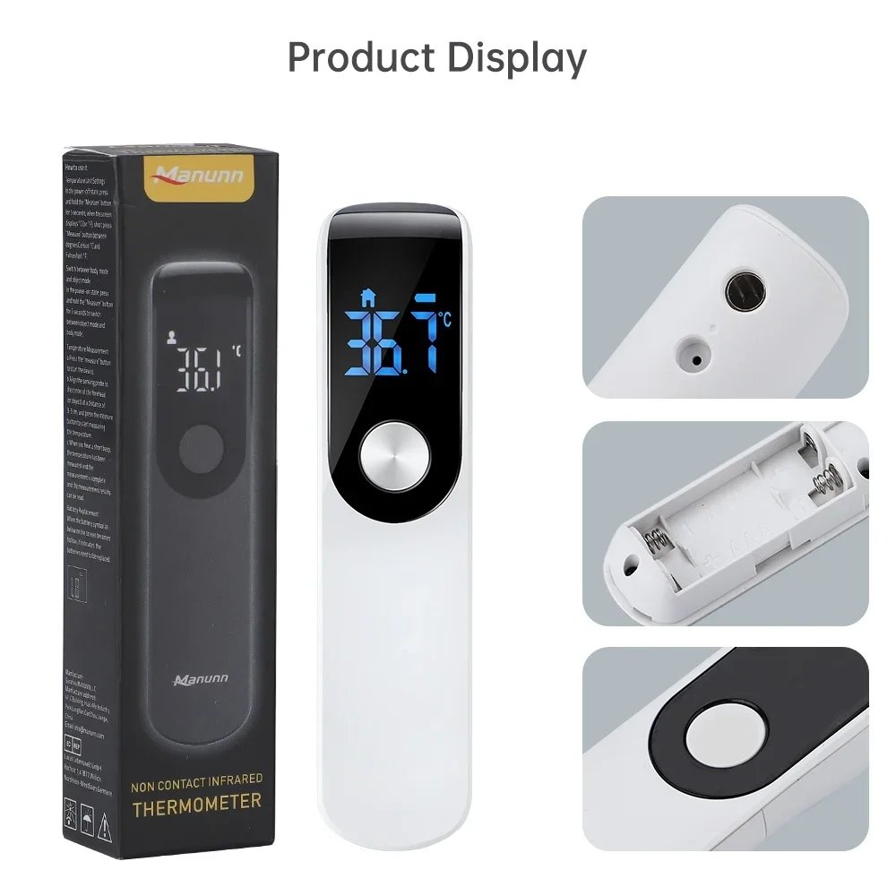 Infrared Fever Thermometer Medical Household Digital LCD Infant Adult Non-contact Laser Body Temperature Ear Thermometer Infrared Fever Thermometer Medical Household Digital LCD Infant Adult Non-contact Laser Body Temperature Ear Thermometer