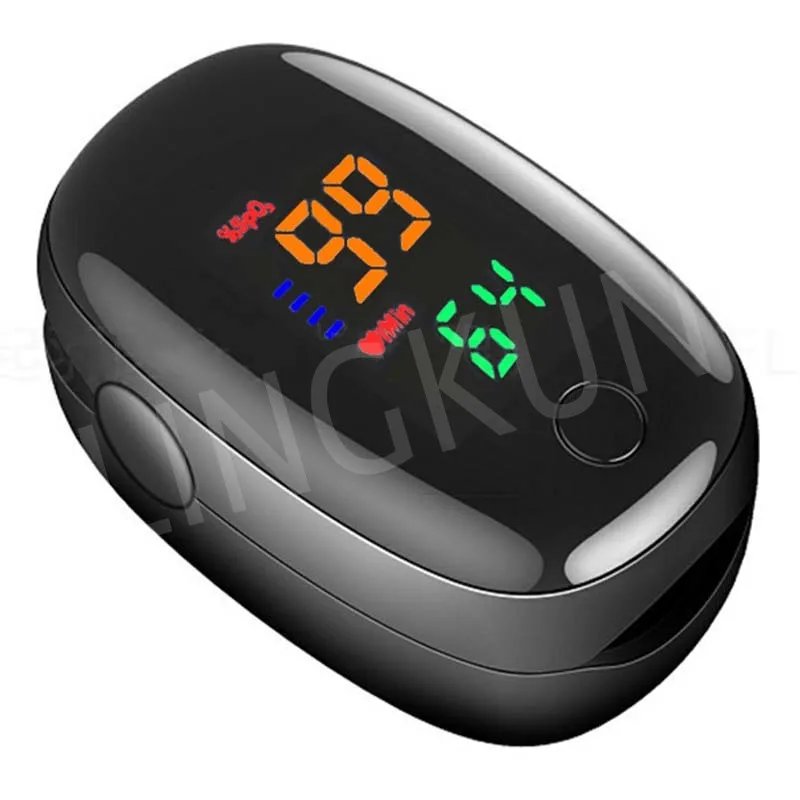 Pulse Oximeter Finger Clip Pulse Thermometer Electronic Soft Head Oral Armpit Temperature Measurement Household Adults Children