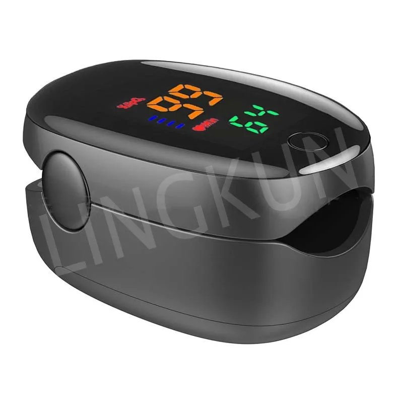 Pulse Oximeter Finger Clip Pulse Thermometer Electronic Soft Head Oral Armpit Temperature Measurement Household Adults Children