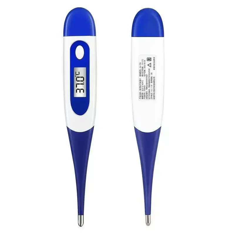 Pulse Oximeter Finger Clip Pulse Thermometer Electronic Soft Head Oral Armpit Temperature Measurement Household Adults Children