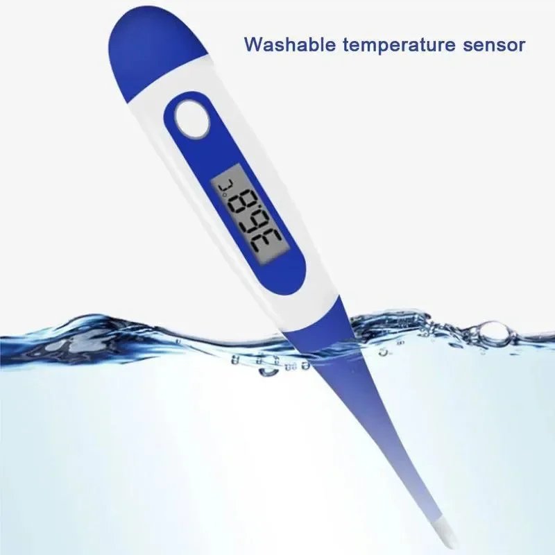 Pulse Oximeter Finger Clip Pulse Thermometer Electronic Soft Head Oral Armpit Temperature Measurement Household Adults Children