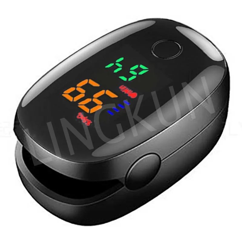 Pulse Oximeter Finger Clip Pulse Thermometer Electronic Soft Head Oral Armpit Temperature Measurement Household Adults Children