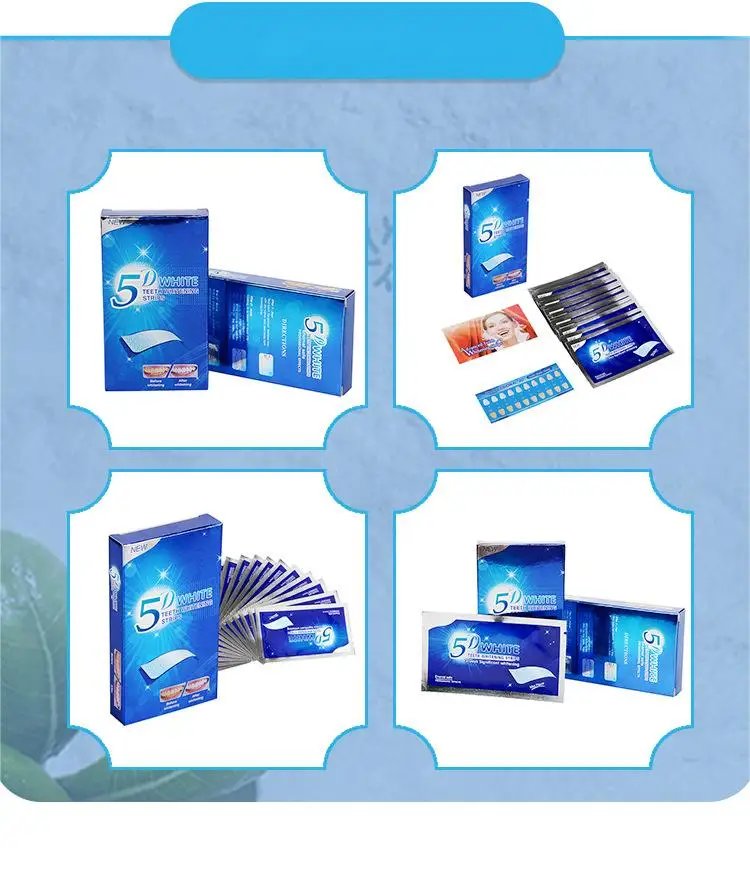 5D Dental Paste Teeth Bright White Tooth Paste Green Tooth Paste Neutral Tooth Paste 7 Bags And 14 Pieces