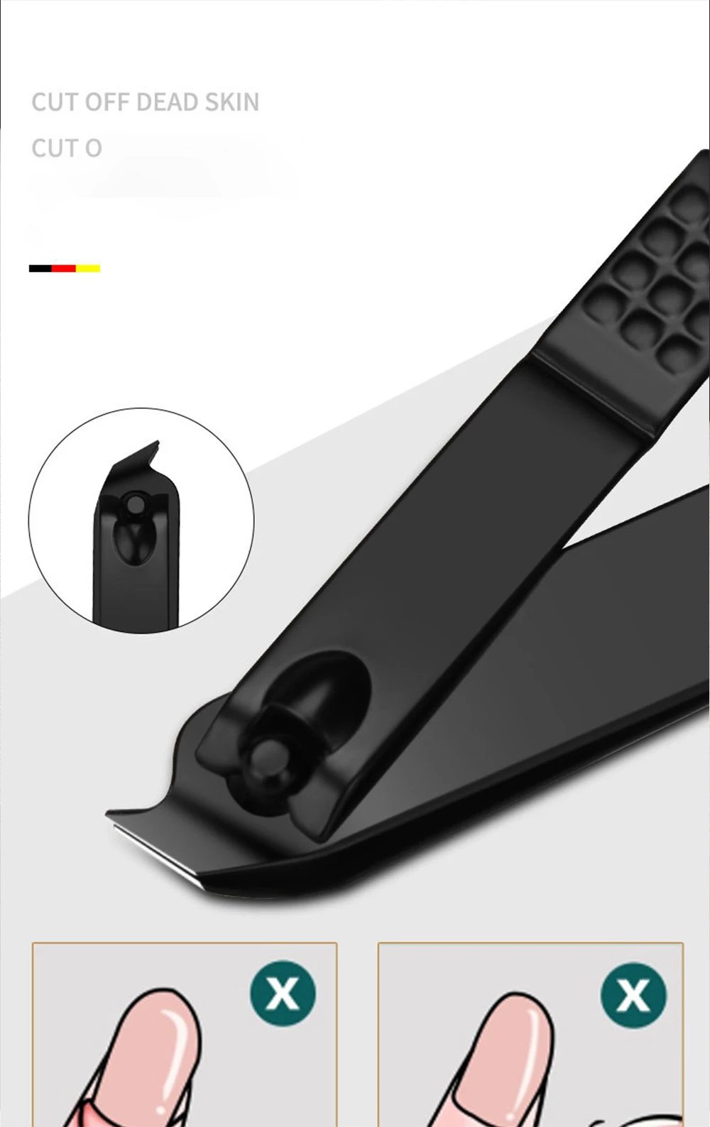 Manicure Nail Clippers Pedicure Set - Stainless Steel Manicure, Professional Grooming Kit, Nail Care Tools with Luxurious Travel