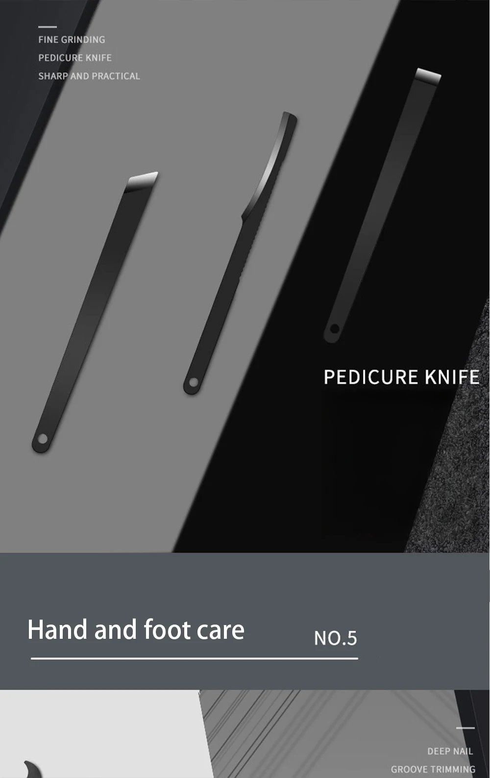 Manicure Nail Clippers Pedicure Set - Stainless Steel Manicure, Professional Grooming Kit, Nail Care Tools with Luxurious Travel