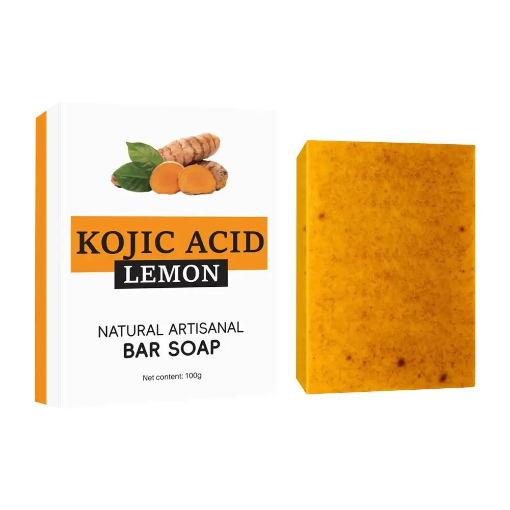Turmeric Soap Face Cleansing Anti Acne Whitening Skin Lightening Face Remove Pimples Lightening Ginger Handmade Soap