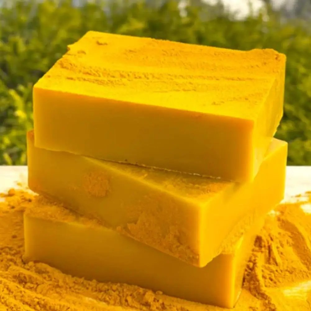 Turmeric Soap Face Cleansing Anti Acne Whitening Skin Lightening Face Remove Pimples Lightening Ginger Handmade Soap