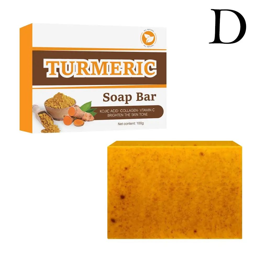 Turmeric Soap Face Cleansing Anti Acne Whitening Skin Lightening Face Remove Pimples Lightening Ginger Handmade Soap