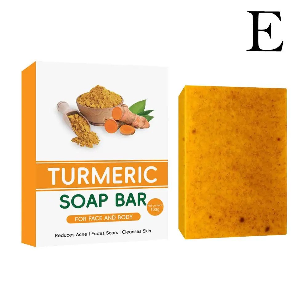 Turmeric Soap Face Cleansing Anti Acne Whitening Skin Lightening Face Remove Pimples Lightening Ginger Handmade Soap