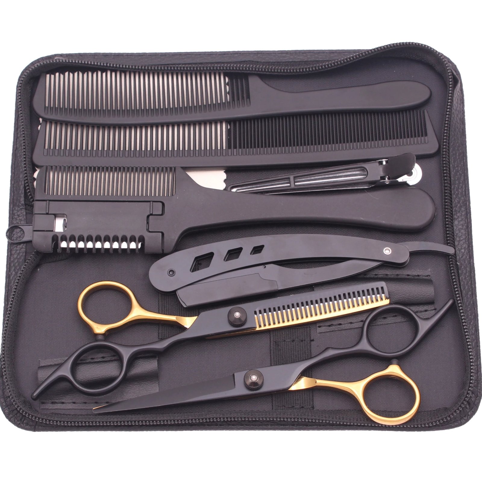 6.0'' Inches Hair Scissors Professional Cutting Shears Thinning Hairdressing Haircut Set Salon Barber & Home Japanese Steel 1001 6.0'' Inches Hair Scissors Professional Cutting Shears Thinning Hairdressing Haircut Set Salon Barber & Home Japanese Steel 1001