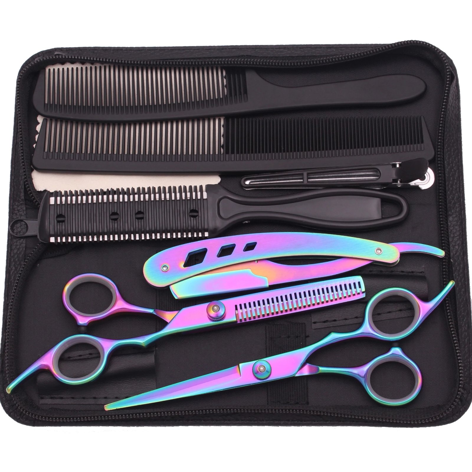 6.0'' Inches Hair Scissors Professional Cutting Shears Thinning Hairdressing Haircut Set Salon Barber & Home Japanese Steel 1001 6.0'' Inches Hair Scissors Professional Cutting Shears Thinning Hairdressing Haircut Set Salon Barber & Home Japanese Steel 1001