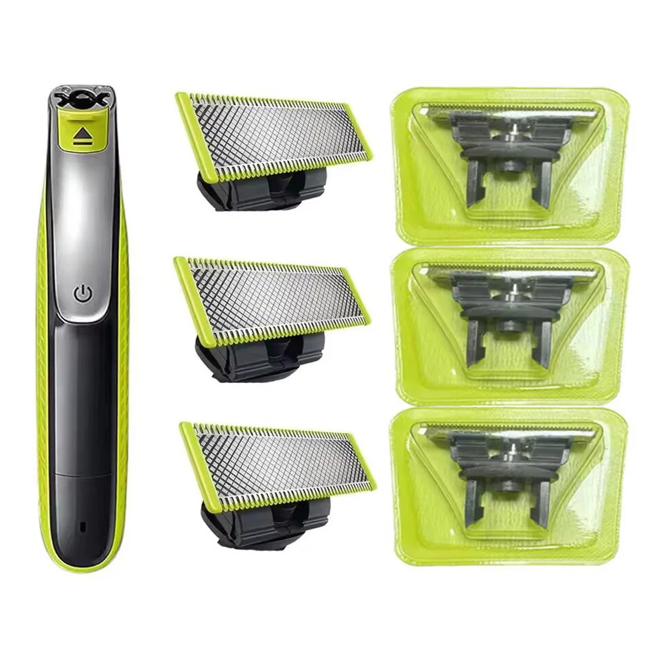 Electric Trimmer Shaver Replacement Kit for OneBlade Compatible with QP2520 QP2530 QP2630 QP6510 QP6520 QP2523 - New Model