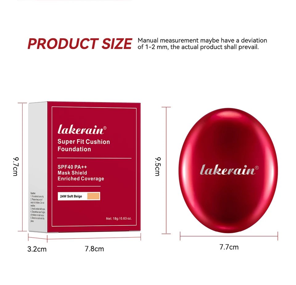 Sunscreen Cushion Foundation Fit Cushion Foundation Full Coverage Waterproof Long-lasting Concealer Long-lasting Makeup