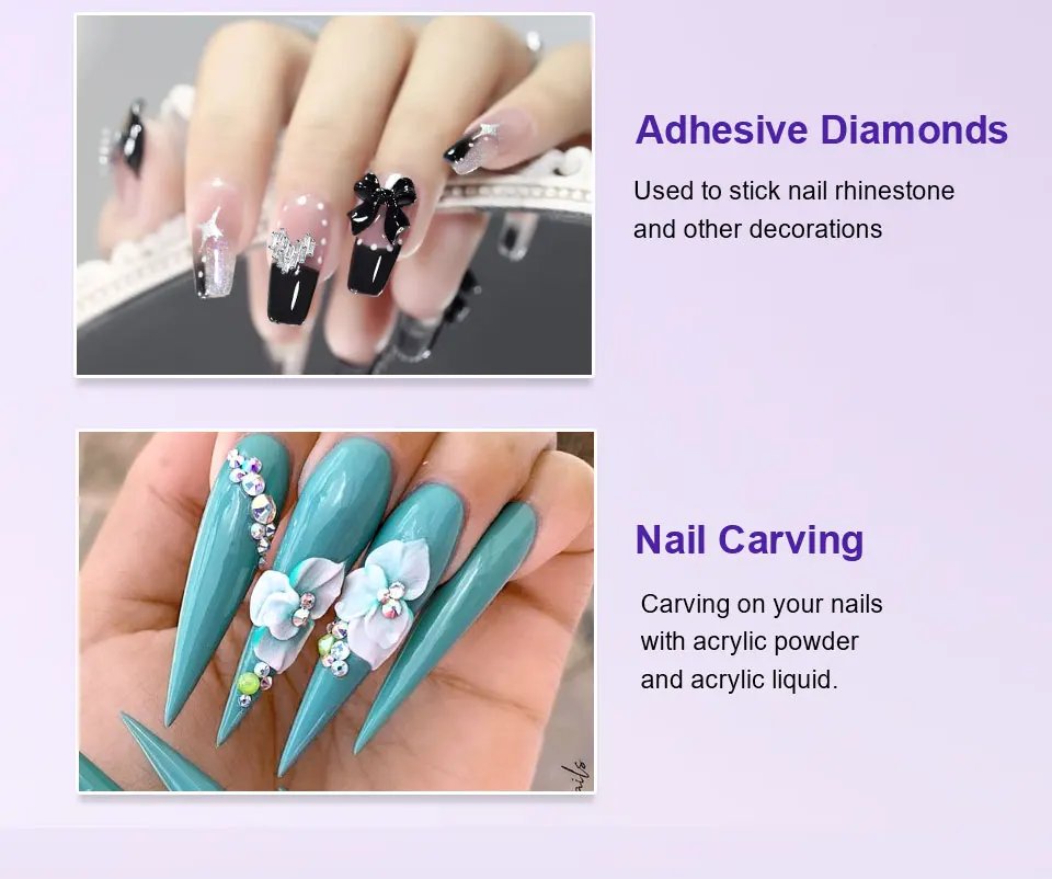 Limegirl Large Capacity Nail Acrylic Liquid Monomer Crystal 40/70/120/240ml for Nails Art DIY Acrylic Powder Liquid Manicure