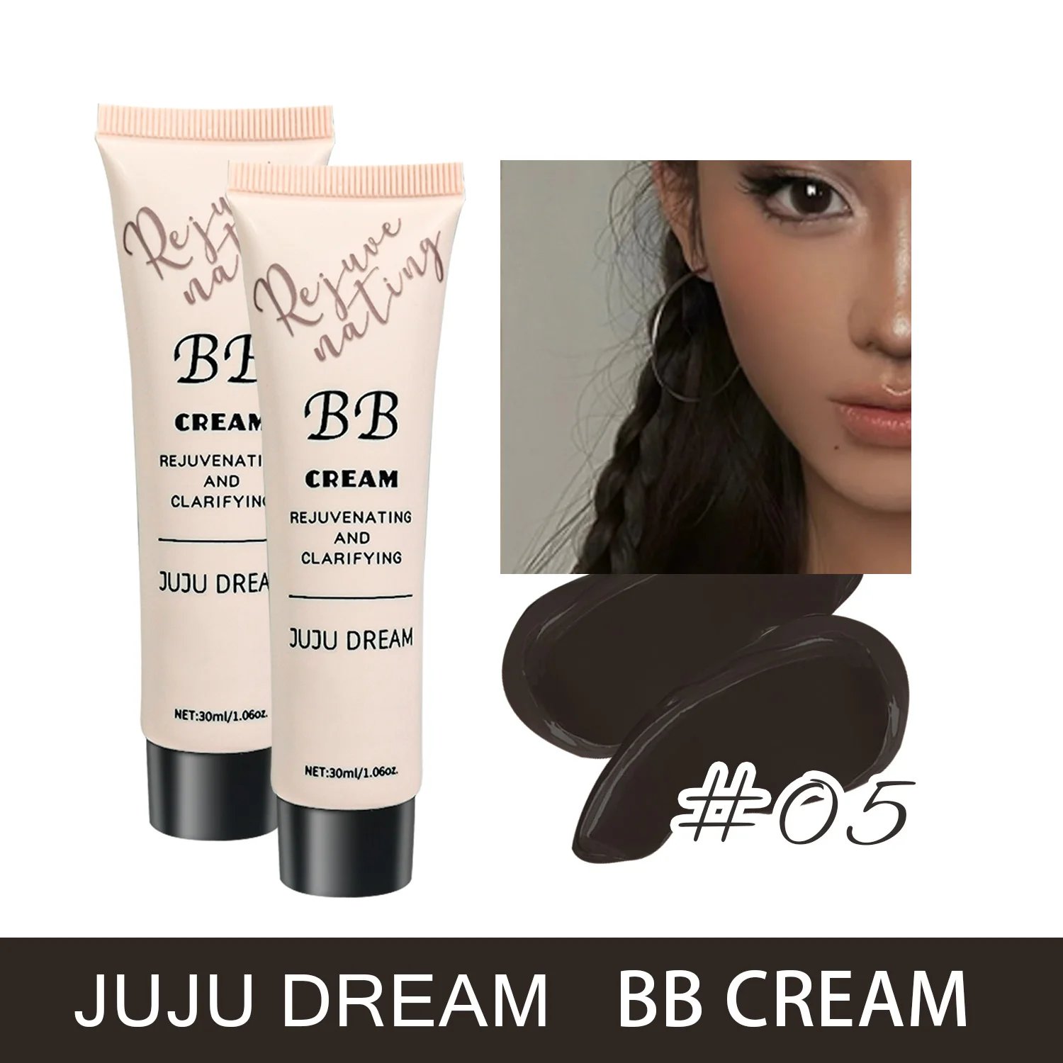 BB cream, isolation cream, liquid foundation, moisturizing, oil control, long-lasting makeup, milk, dry skin, and no powder