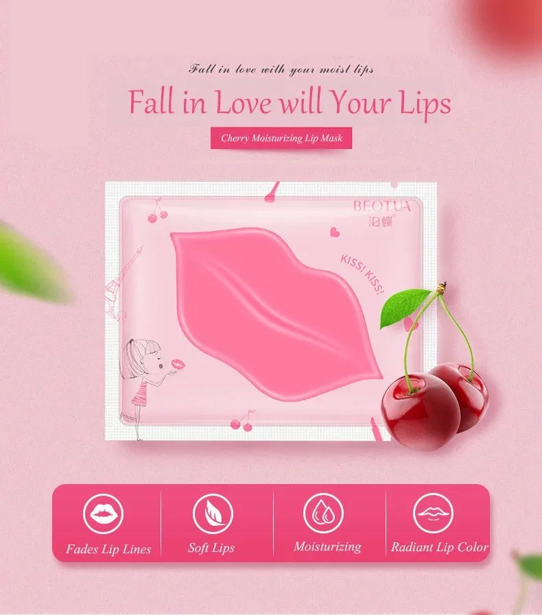 5/10Pcs Lip Mask Hydrating Repair Remove Lines Blemishes Lighten Lip Line Collagen Gel Mask Lip Color  Skin Care Product