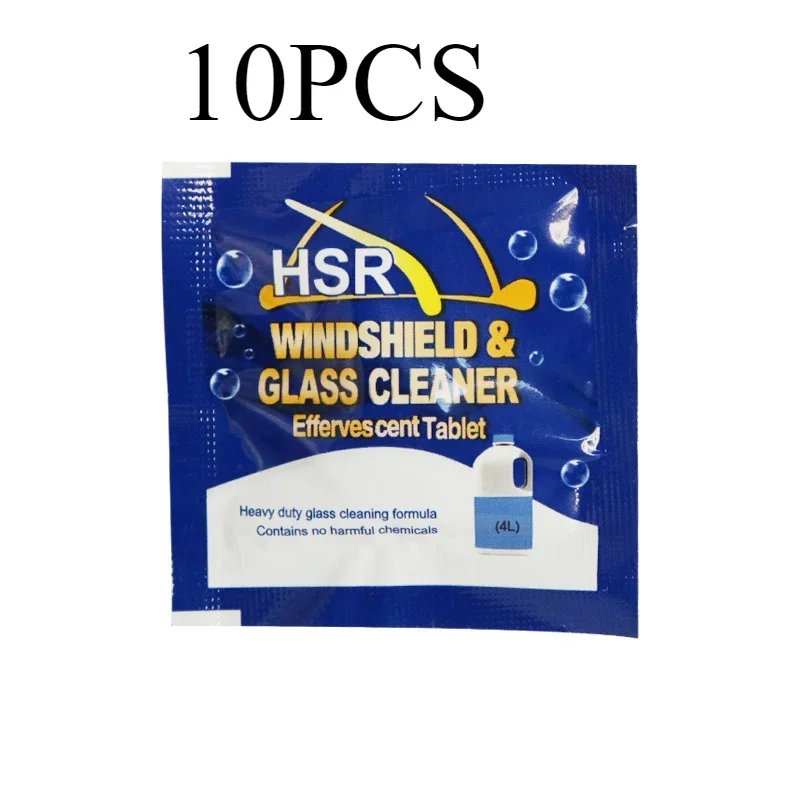 &zwnj;All-Season Windshield Washer Effervescent Tablet (Solid Concentrate) Shellac-Free Formula