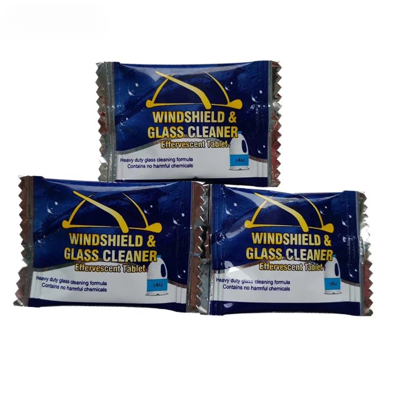 &zwnj;All-Season Windshield Washer Effervescent Tablet (Solid Concentrate) Shellac-Free Formula