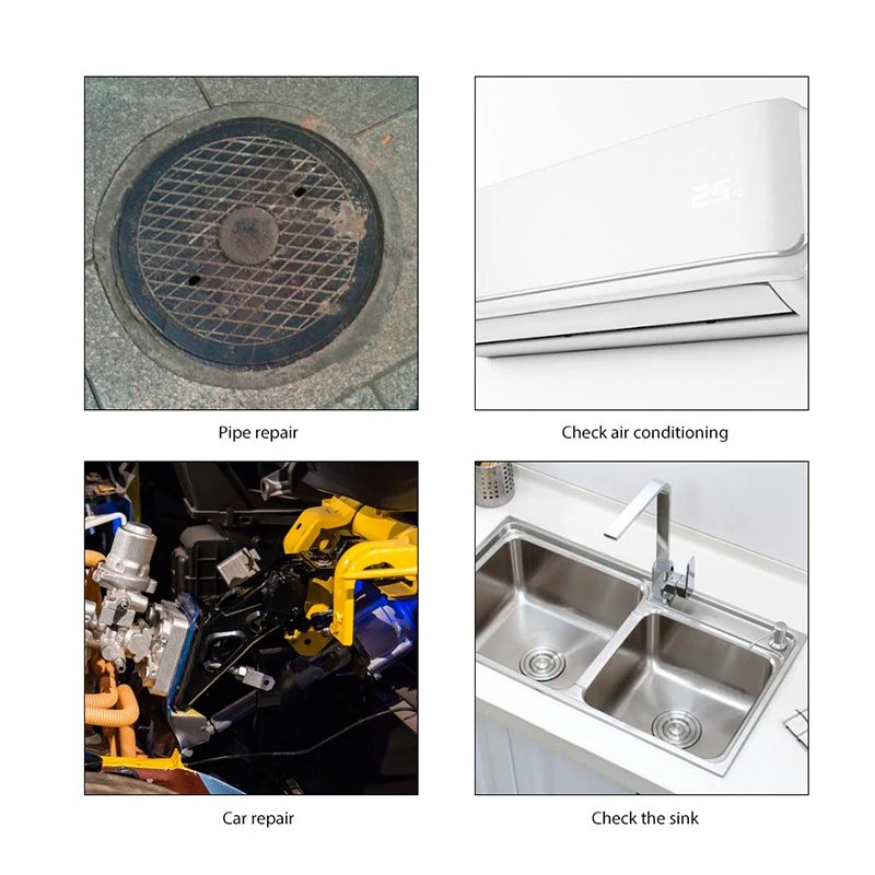 KERUI Android Endoscope Camera 2 IN1 Micro USB Type C Borescope Mini Camera Waterproof LED Car Inspection For HUAWEI XIAOMI PC