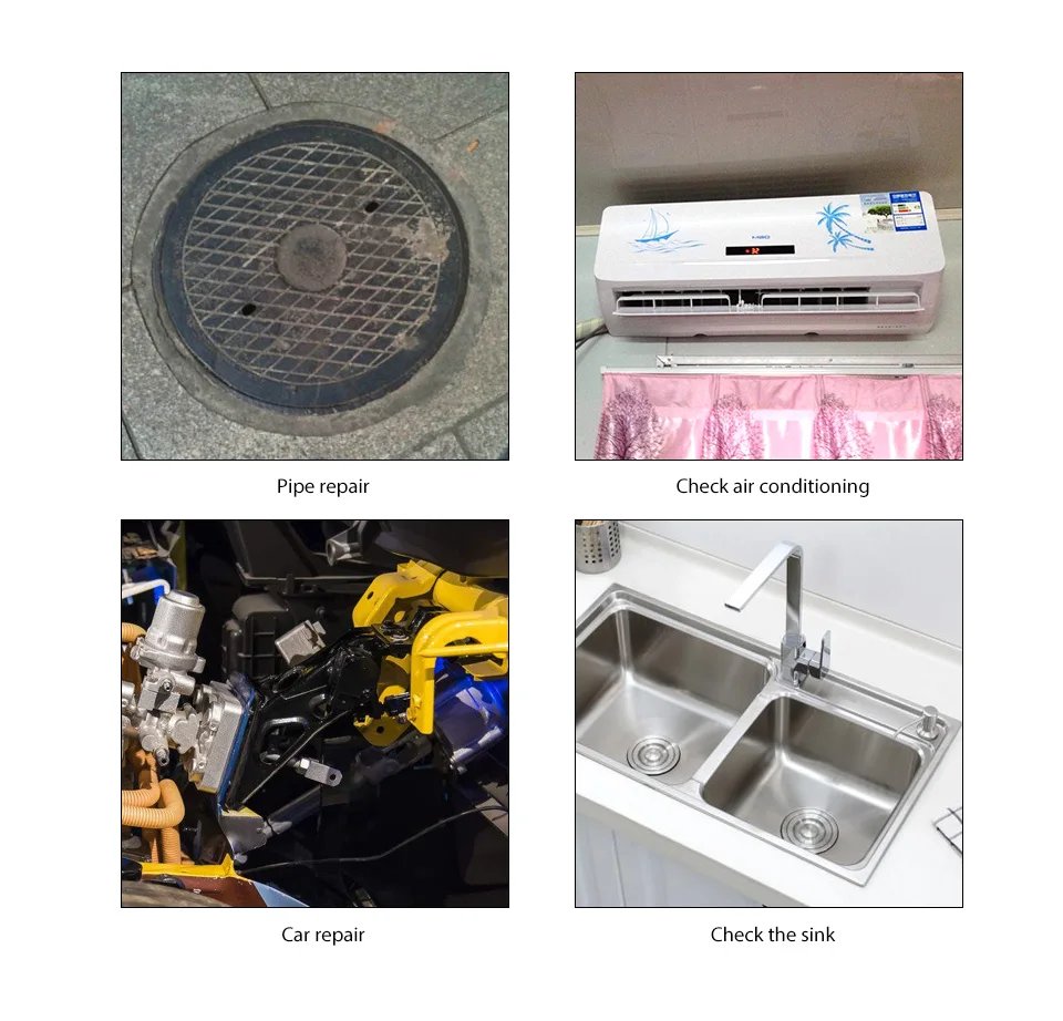 KERUI Android Endoscope Camera 2 IN1 Micro USB Type C Borescope Mini Camera Waterproof LED Car Inspection For HUAWEI XIAOMI PC