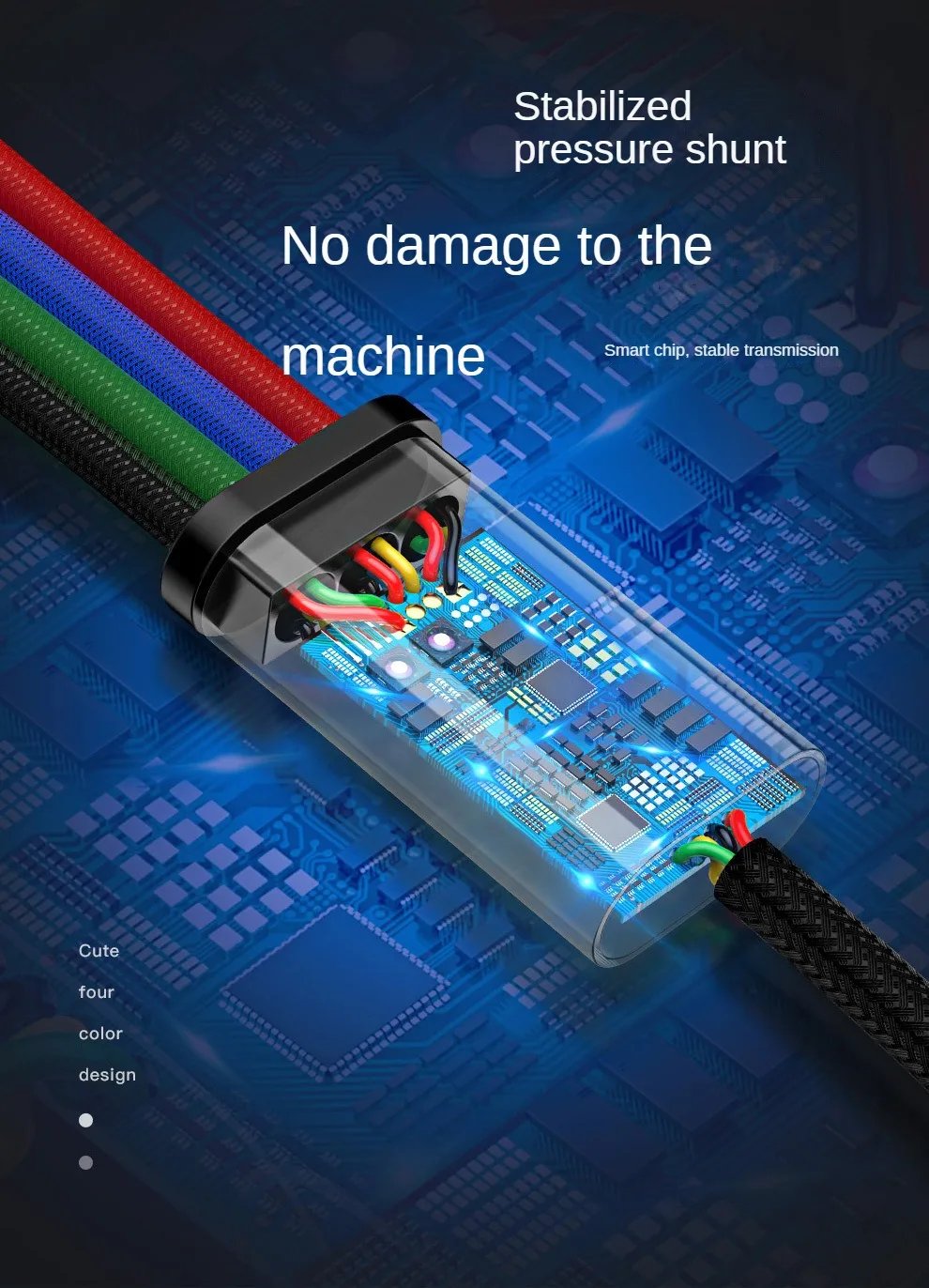 One Drag Three Data Cable for Apple Android Typec 3-in-1 Fast Charge 1.2m Nylon Braid Convenient and Fast Data Transmission One Drag Three Data Cable for Apple Android Typec 3-in-1 Fast Charge 1.2m Nylon Braid Convenient and Fast Data Transmission