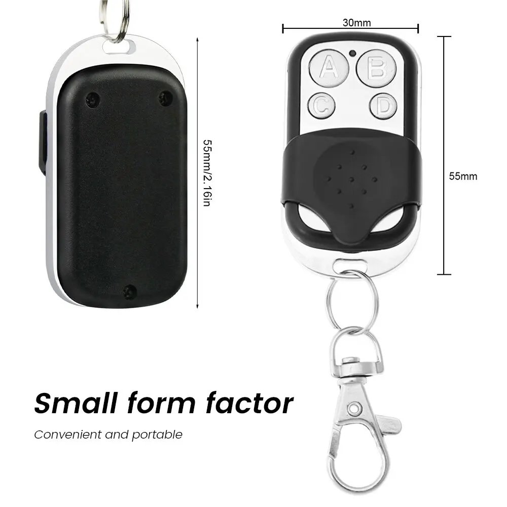Metal Push Button Remote Control Transmitter ABCD / Lock Unlock 4Button 433MHz Universal 4 Buttons Garage Door Opener Remote Metal Push Button Remote Control Transmitter ABCD / Lock Unlock 4Button 433MHz Universal 4 Buttons Garage Door Opener Remote