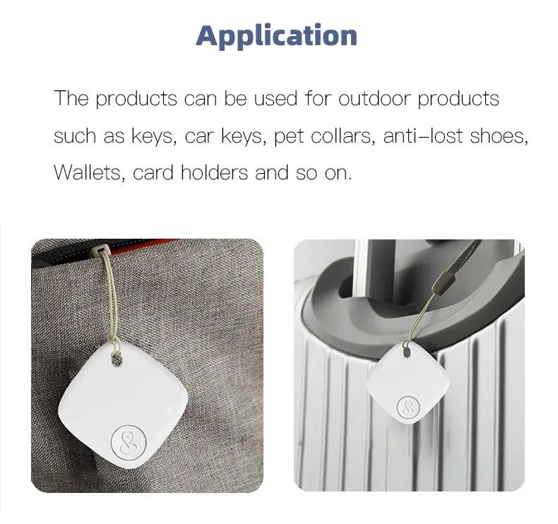 Bluetooth Mini Tracking Device for Apple Find My APP Smart Tag Kid Pet Car GPS Lost Tracker Anti-Lost Alarm Reminder Positioner