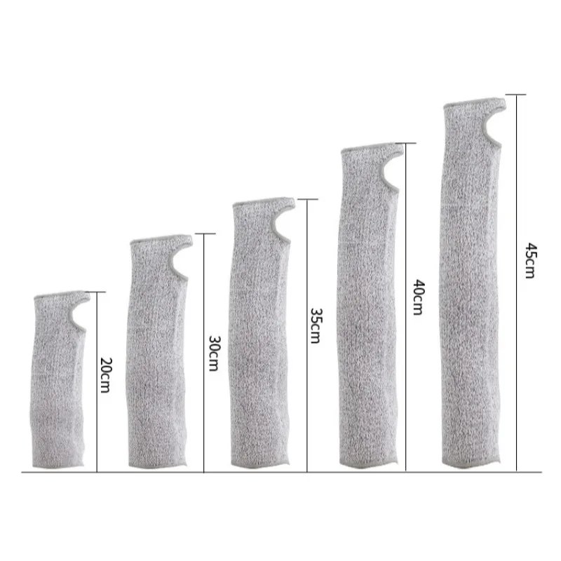 1Pc Level 5 HPPE Cut Resistant Anti-Puncture Work Protection Arm Sleeve Cover Cut-resistant Arm Sleeve ED-shipping