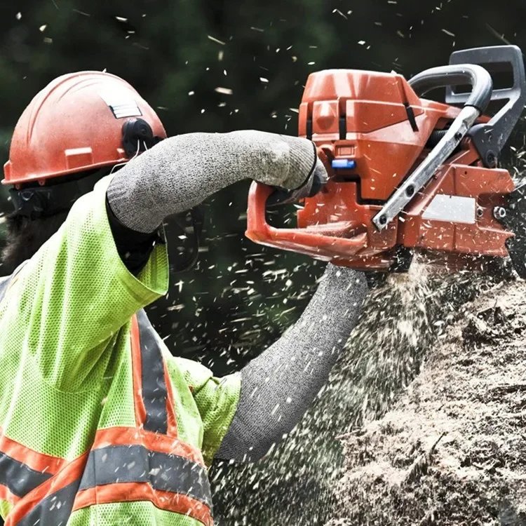 1Pc Level 5 HPPE Cut Resistant Anti-Puncture Work Protection Arm Sleeve Cover Cut-resistant Arm Sleeve ED-shipping