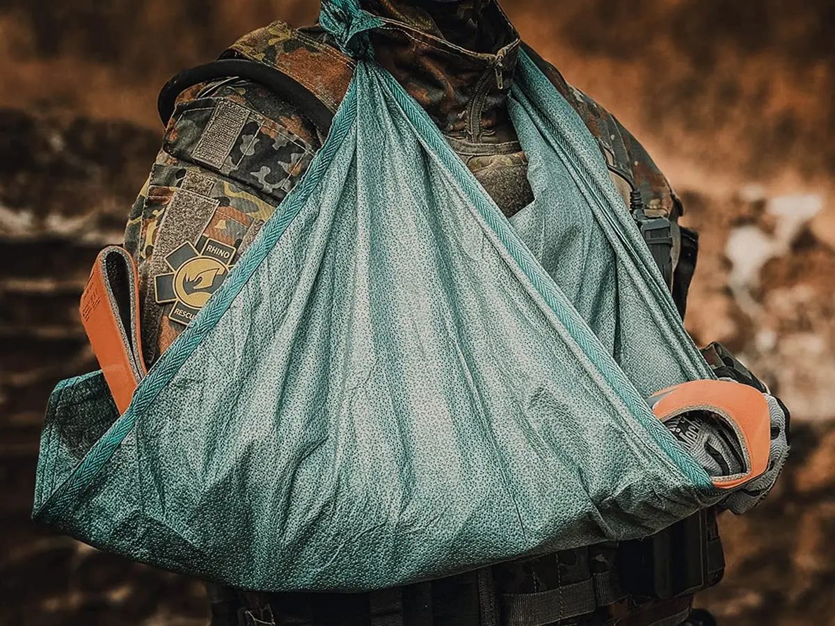 RHINO RESCUE First Aid Splint 36″ X 4.3″ Green-Gray, Keep Bones in Position For Camping Hiking Fixture Bone Emergency Kit RHINO RESCUE First Aid Splint 36