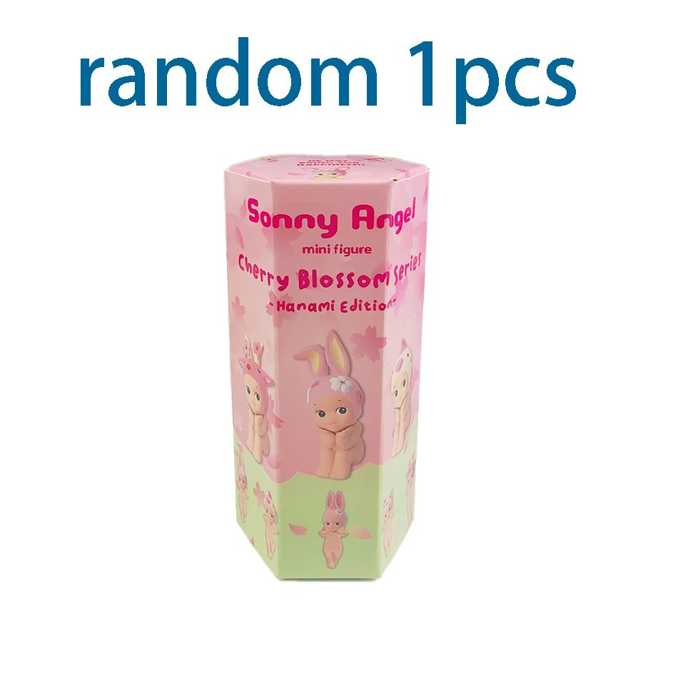 S Angel Cherry Blossom Blind Box standting Sakura Rabbit Surprise Tideplay Toy Doll Handmade Lucky Mascot Gift Mystery Boxes