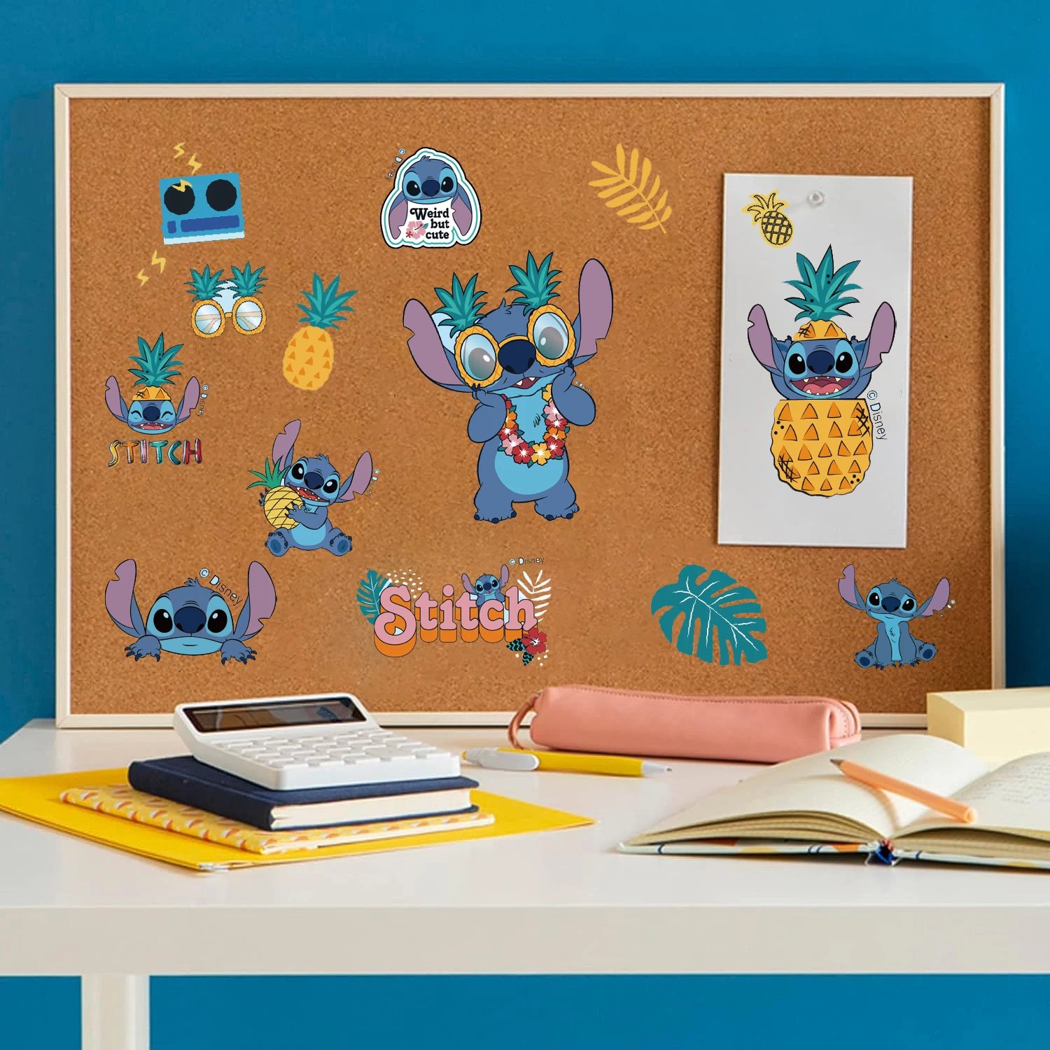 32Sheets Children DIY Puzzle Sticker Cartoon Stitch Character Assemble Stickers Kids Toys Boys Girls Gifts